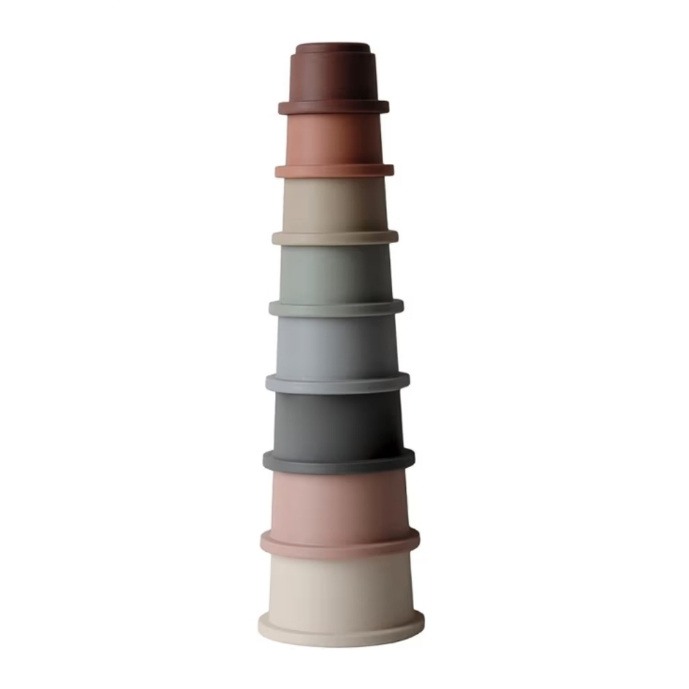 3/$15 - mushie Stacking Cups Toy